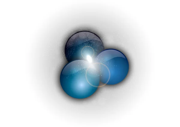 Verre bleu — Image vectorielle