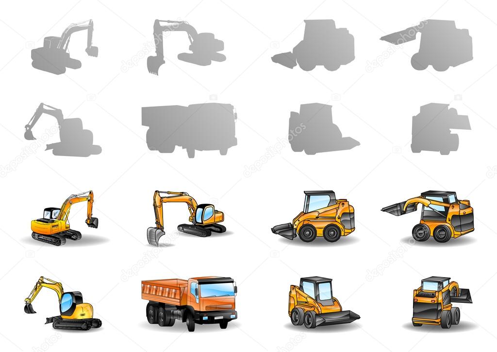 construction vehicles