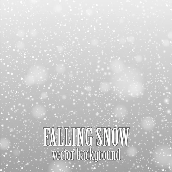 Nieve cayendo — Archivo Imágenes Vectoriales