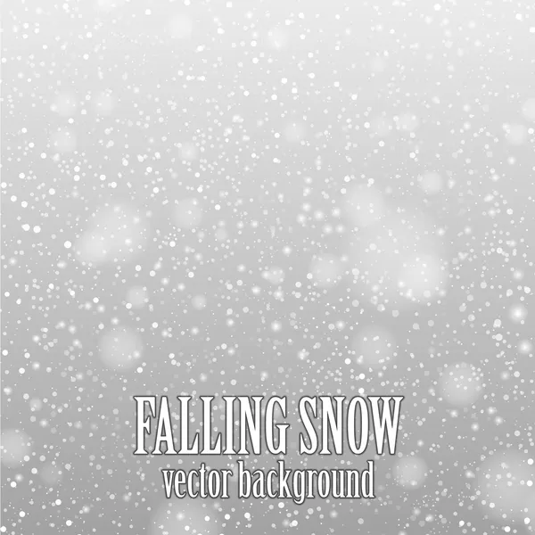 Falling snow — Stock Vector