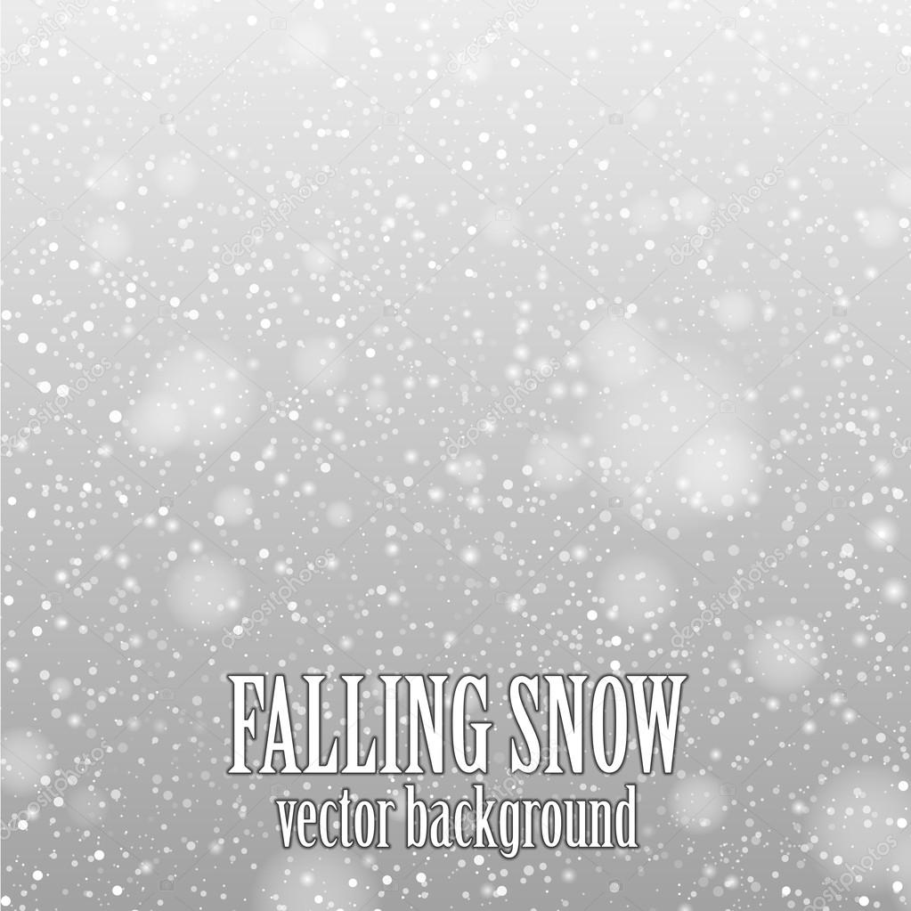 falling snow