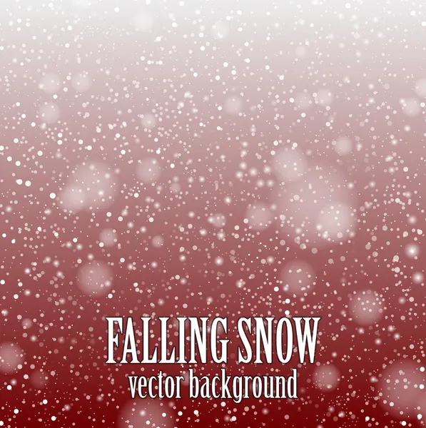 Falling snow — Wektor stockowy