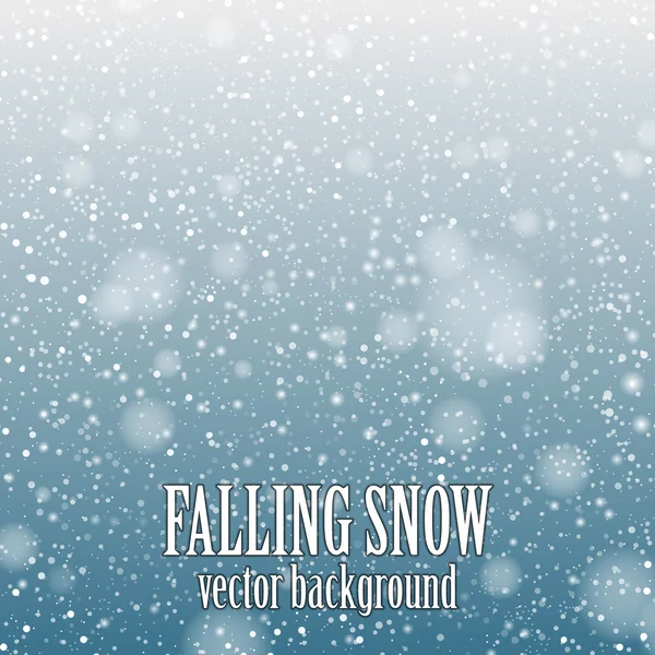 Neve in caduta — Vettoriale Stock