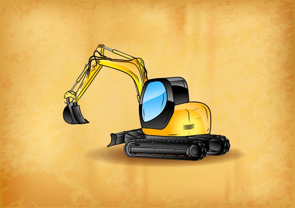 Excavator — Stock Vector