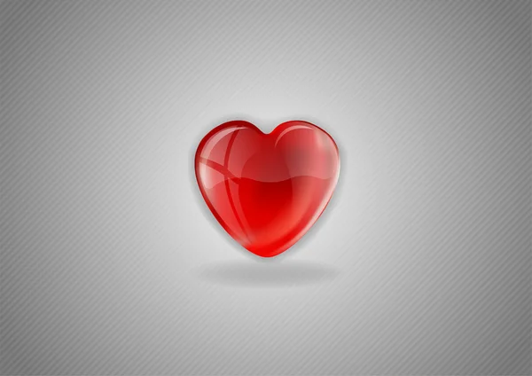 Corazón brillante — Vector de stock