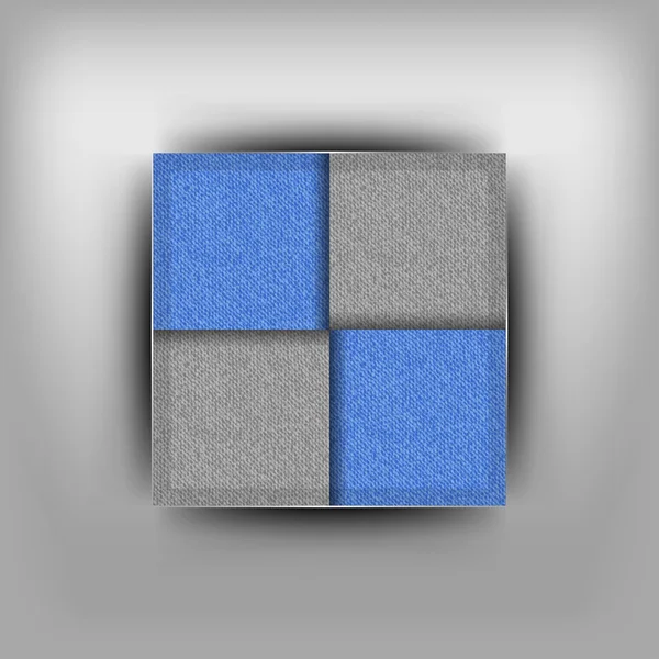 Blaue Quadrate — Stockvektor