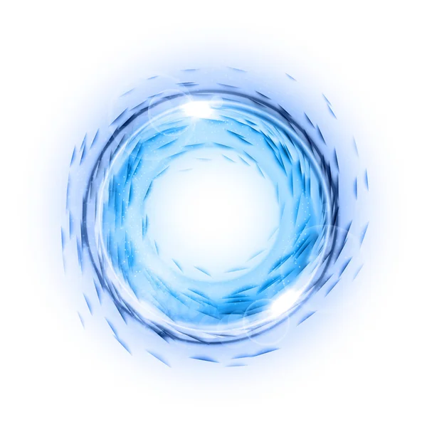 Kék kör — Stock Vector
