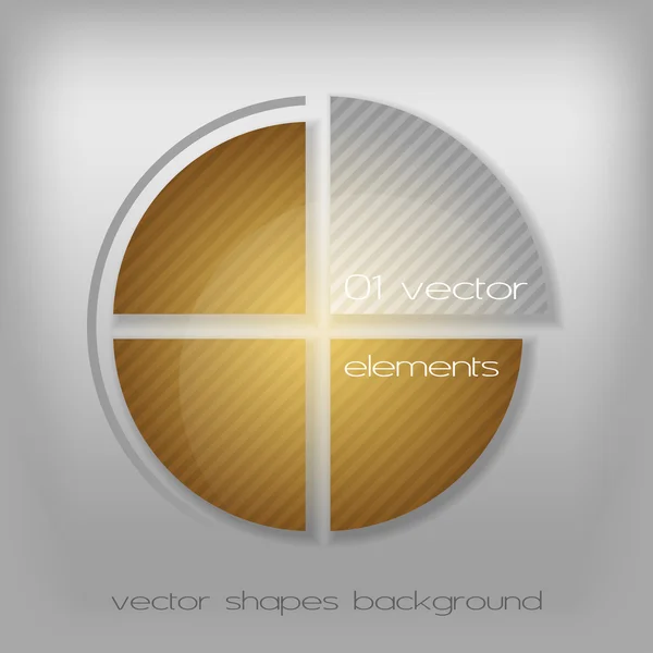 Moderna cirkel — Stock vektor