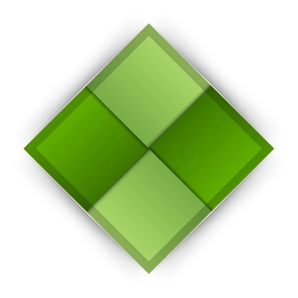 Grüne Vorlage — Stockvektor