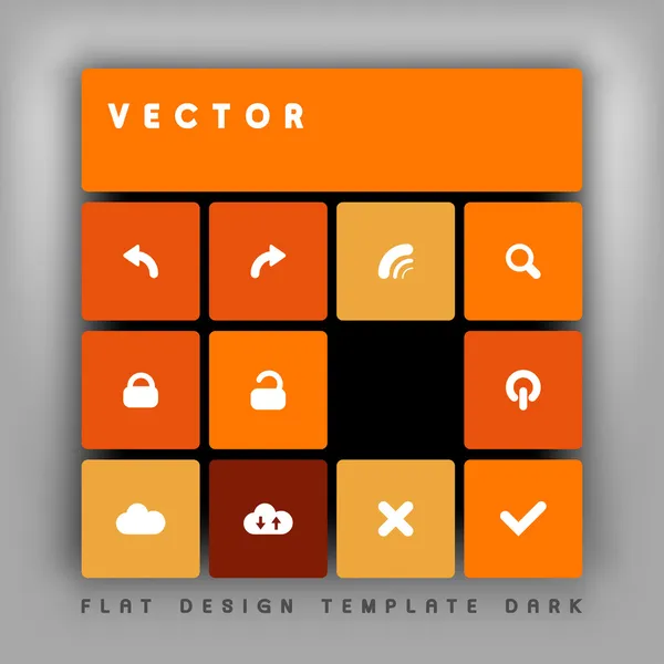 Modelo laranja — Vetor de Stock