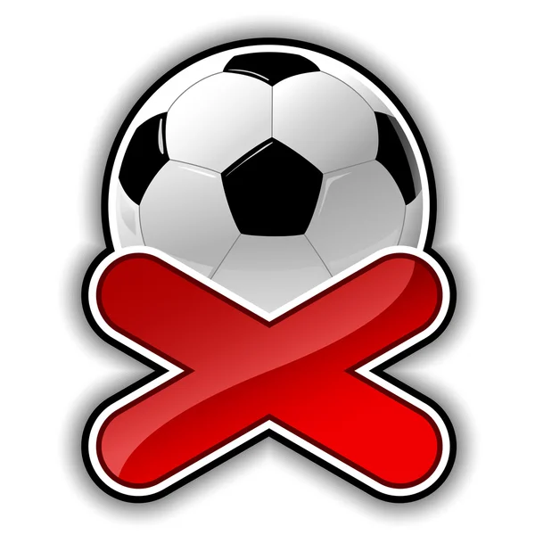 Símbolo de fútbol — Archivo Imágenes Vectoriales