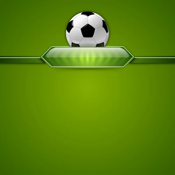 Groene voetbal achtergrond — Stockvector