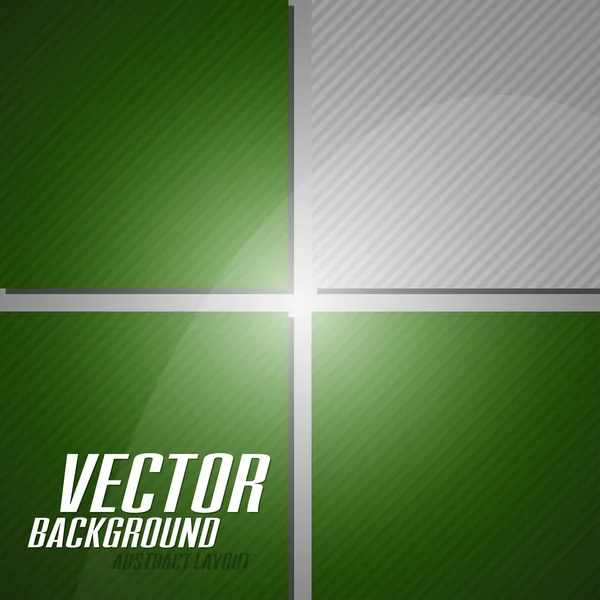 Layout verde — Vetor de Stock