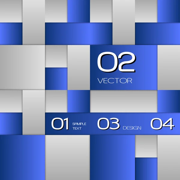 Modré rozložení — Stockový vektor