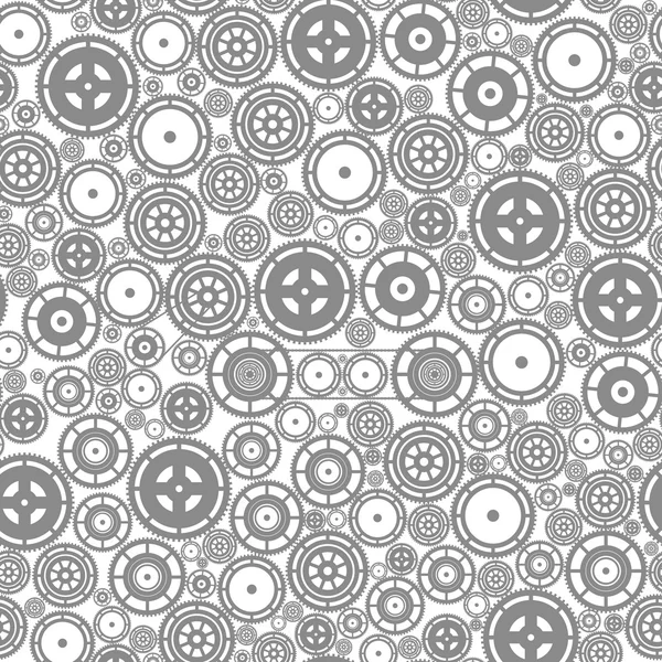 Seamless Cogwheel Pattern — Stock Vector