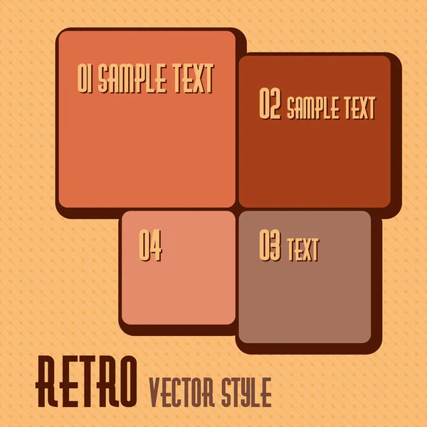 Retro — Stock vektor