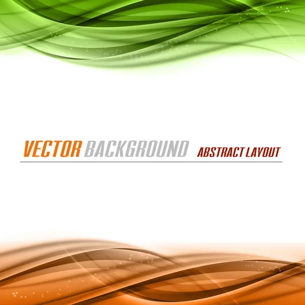 Vert & Orange — Image vectorielle