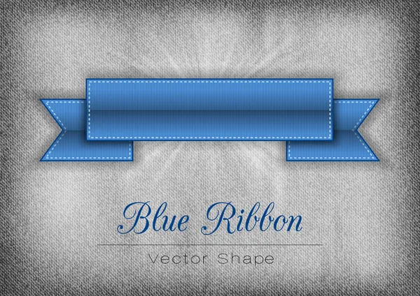 Ruban bleu — Image vectorielle