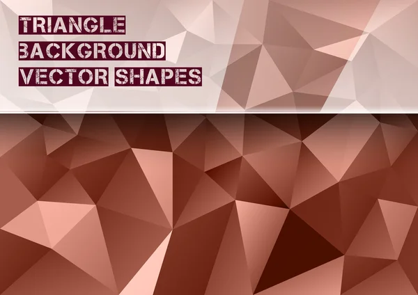 Triangles rouges — Image vectorielle