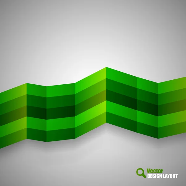 Zelené pruhy — Stockový vektor