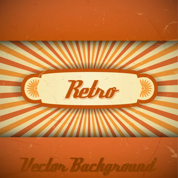 Design retrô — Vetor de Stock