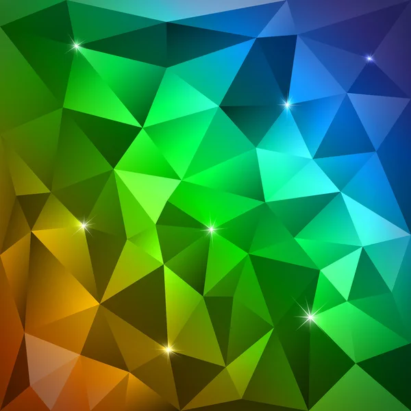 Rainbow trianglar — Stock vektor