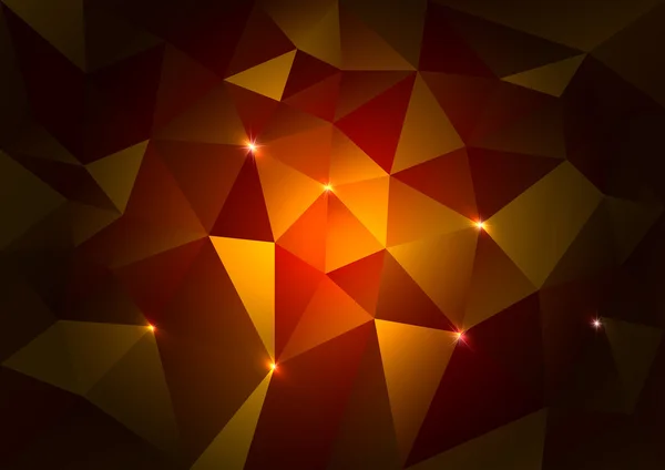 Röda trianglar mörk — Stock vektor