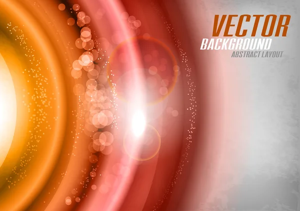 Orangefarbenes Universum — Stockvektor