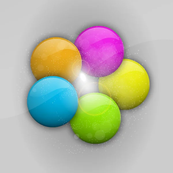 色のボール — ストックベクタ