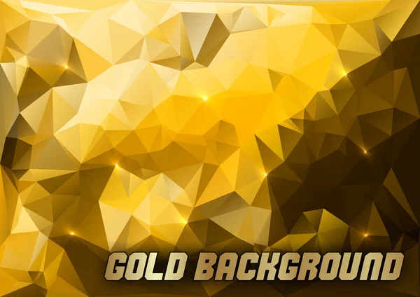 Gold Triangles — Stock Vector