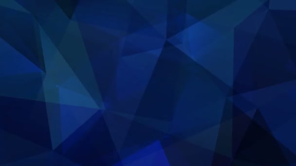 Modré trojúhelníky — Stock video