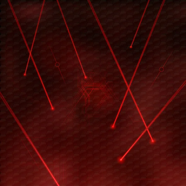 Lasers rouges — Image vectorielle