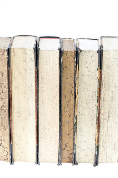 Изолированные старые книги — стоковое фото