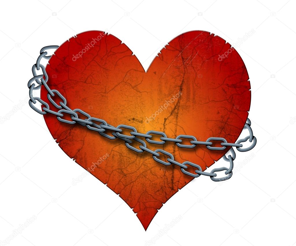 Chained heart