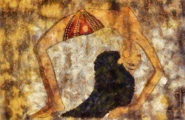 Antik Mısır dansçısı