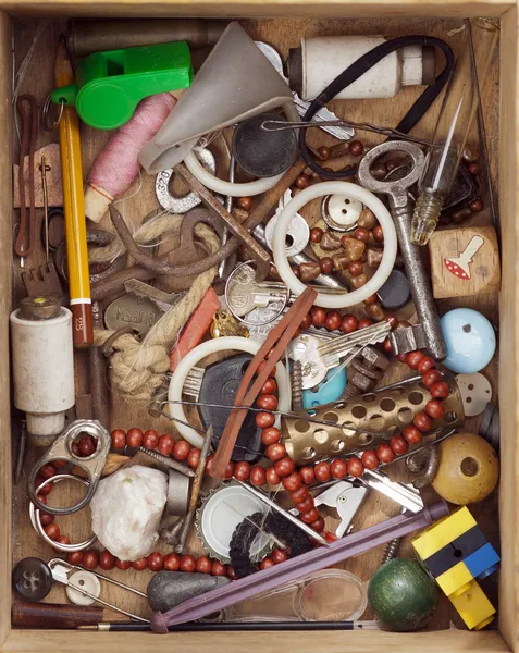 All life in drawer — Stock Photo, Image