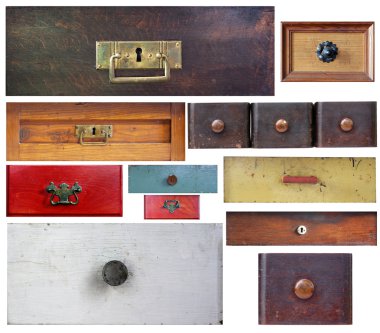various old drawers clipart