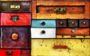 old drawers clipart
