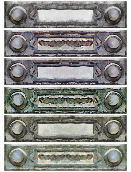 Old doorbells — Stock Photo, Image