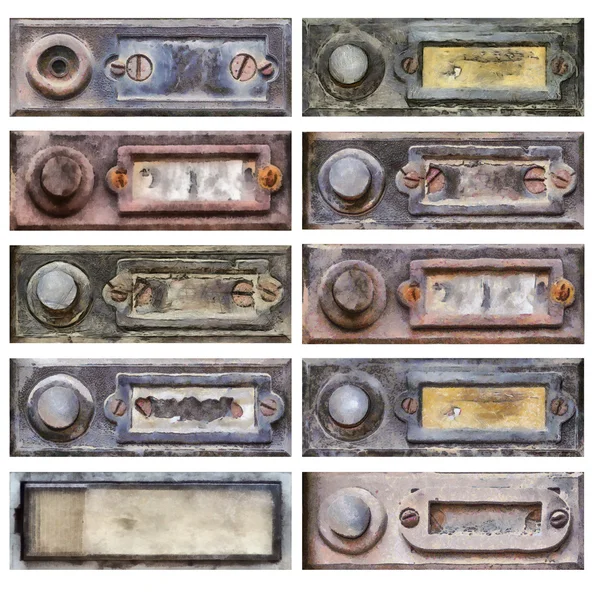 Old doorbells — Stock Photo, Image