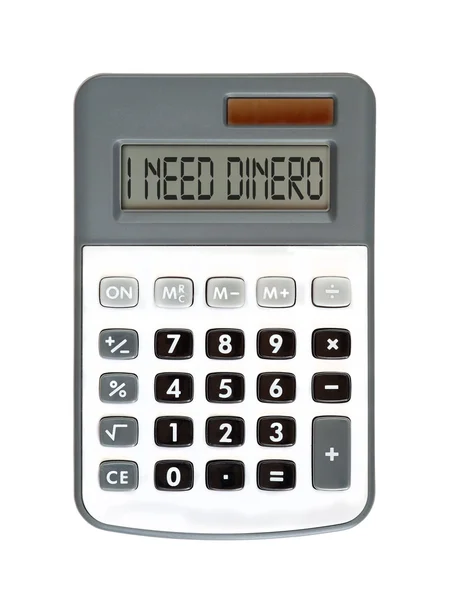 I need dinero — Stock Photo, Image