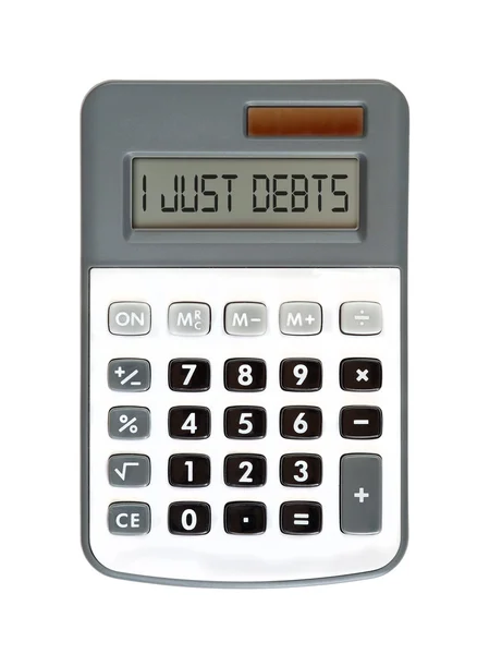 I Just Debts — Stock Photo, Image