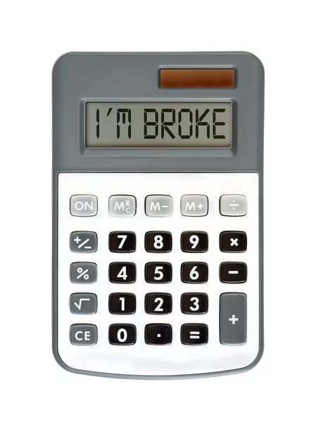 I am broke — Stock Photo, Image