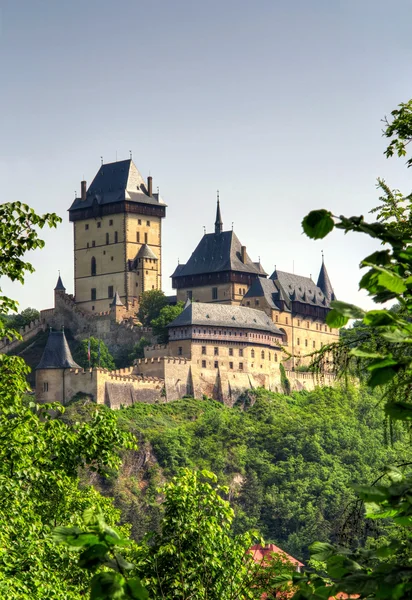 Karlštejnský hrad — Stock fotografie