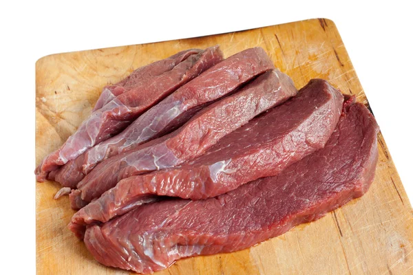 Rindfleisch in Scheiben — Stockfoto