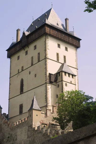 Velké věže - hrad Karlštejn — Stock fotografie