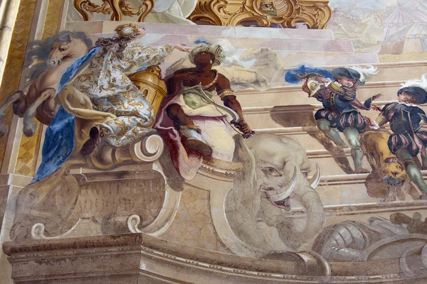 Barokk freskó — Stock Fotó