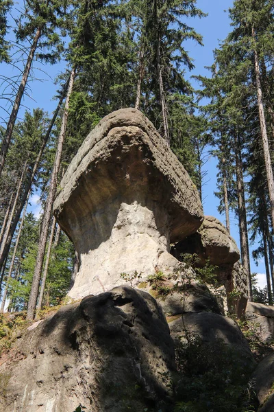 Felsen Der Gnomen Auch Felsbrocken Der Elfen Original Polnischer Sprache — Stockfoto