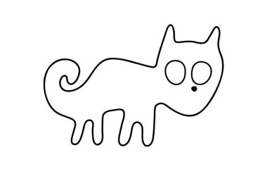 Nazcalı kedinin Geoglyph 'i