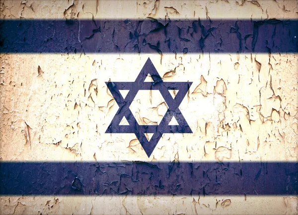 Vintage Star of David flag — Stock Photo, Image